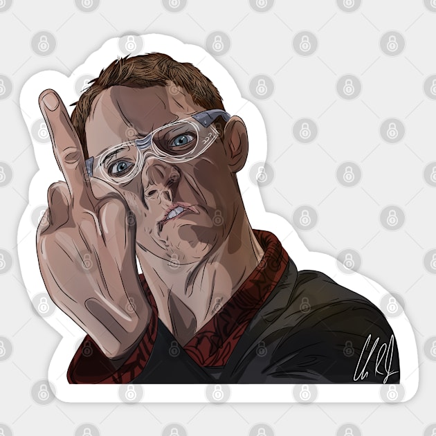 Thir13en Lillards Sticker by 51Deesigns